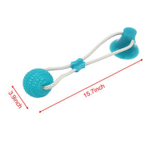 Load image into Gallery viewer, Multifunction Pet Molar Bite Toy  Interactive fun Pet toy with suction cup dog push toy