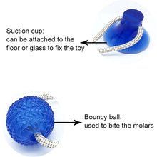 Load image into Gallery viewer, Multifunction Pet Molar Bite Toy  Interactive fun Pet toy with suction cup dog push toy