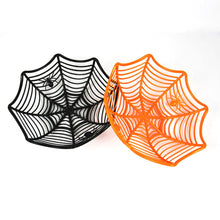 Load image into Gallery viewer, 1 Pcs Halloween Fruit Bowl Spider Web Candy Basket