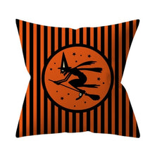 Load image into Gallery viewer, Trick or treat/pumpkin Cushion Cover 45*45cm Happy Halloween Throw Pillow Cover Happy Fall Y&#39;all ghosts Horror Pillowcase