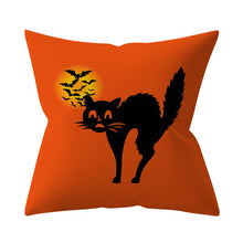 Load image into Gallery viewer, Trick or treat/pumpkin Cushion Cover 45*45cm Happy Halloween Throw Pillow Cover Happy Fall Y&#39;all ghosts Horror Pillowcase