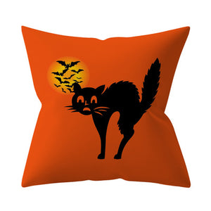 Trick or treat/pumpkin Cushion Cover 45*45cm Happy Halloween Throw Pillow Cover Happy Fall Y'all ghosts Horror Pillowcase