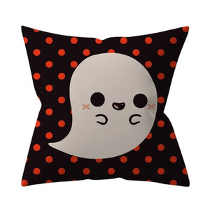 Trick or treat/pumpkin Cushion Cover 45*45cm Happy Halloween Throw Pillow Cover Happy Fall Y'all ghosts Horror Pillowcase