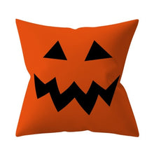 Load image into Gallery viewer, Trick or treat/pumpkin Cushion Cover 45*45cm Happy Halloween Throw Pillow Cover Happy Fall Y&#39;all ghosts Horror Pillowcase