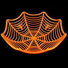 Load image into Gallery viewer, 1 Pcs Halloween Fruit Bowl Spider Web Candy Basket